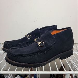 !!! Vintage 90's Mens Suede Gucci Loafers Size 12.5 !!!
